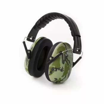 Auriculares infantiles de protección auditiva Jippie's, camuflaje | 27 dB SNR protección auditiva para niños