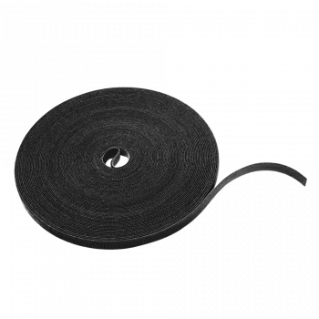 Cinta de velcro DS-IT 12,5 mm x 25 m negra kb_btb_12,5mm_zwart