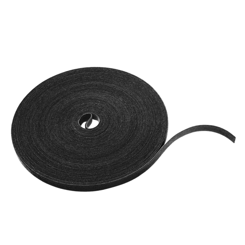 Cinta de velcro DS-IT 12,5 mm x 25 m negra kb_btb_12,5mm_zwart