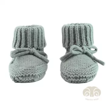 Zapatillas Lodger Slipper Folklore de lana merino para bebé, seda, 0-6 meses