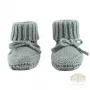 Zapatillas Lodger Slipper Folklore de lana merino para bebé, seda, 0-6 meses