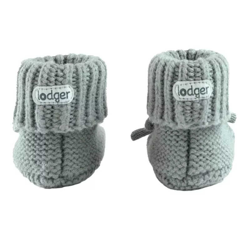 Zapatillas Lodger Slipper Folklore de lana merino para bebé, seda, 0-6 meses
