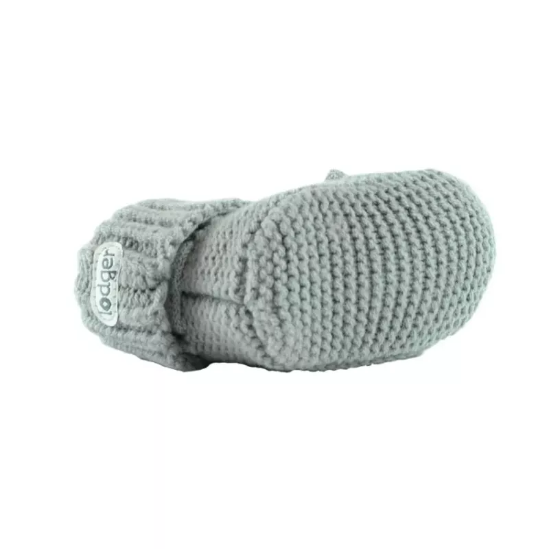 Zapatillas Lodger Slipper Folklore de lana merino para bebé, seda, 0-6 meses