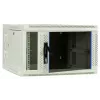 DSIT Armario servidor de pared 6U con puerta de cristal, Blanco, 600x600x368 mm DS6606W-DOUBLE