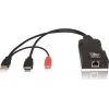 ADDER ALIF101T-HDMI Transmisor KVM over IP - HDMI, USB, Audio, Cat5e/Cat6/Cat7, 2560x1600@60Hz, aluminio negro