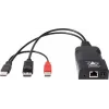 ADDER ALIF101T-HDMI Transmisor KVM over IP - HDMI, USB, Audio, Cat5e/Cat6/Cat7, 2560x1600@60Hz, aluminio negro