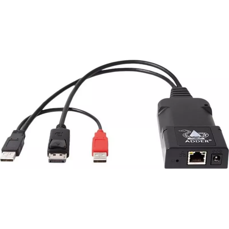 ADDER ALIF101T-HDMI Transmisor KVM over IP - HDMI, USB, Audio, Cat5e/Cat6/Cat7, 2560x1600@60Hz, aluminio negro