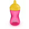 Philips Avent My Grippy Vaso de aprendizaje con boquilla dura 300 ml, 18M+, Rosa
