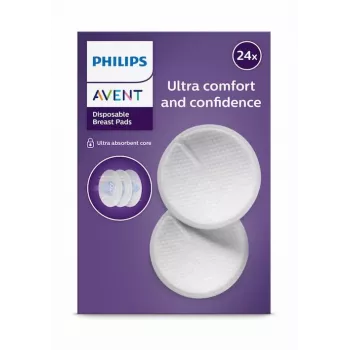 Philips Avent Discos absorbentes desechables para lactancia (pack de 24)