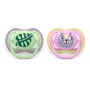 Philips Avent Ultra Air Chupete 6-18 meses, pack de 2, niñas