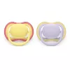 Philips Avent Ultra Air chupete 0-6 meses, pack de 2, niña