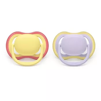 Philips Avent Ultra Air chupete 0-6 meses, pack de 2, niña