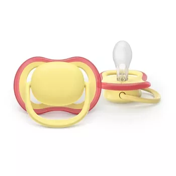 Philips Avent Ultra Air chupete 0-6 meses, pack de 2, niña