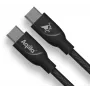 AQIILA cable de carga y sincronización USB-C a USB-C 3 m negro AQCBPBICB4BD881