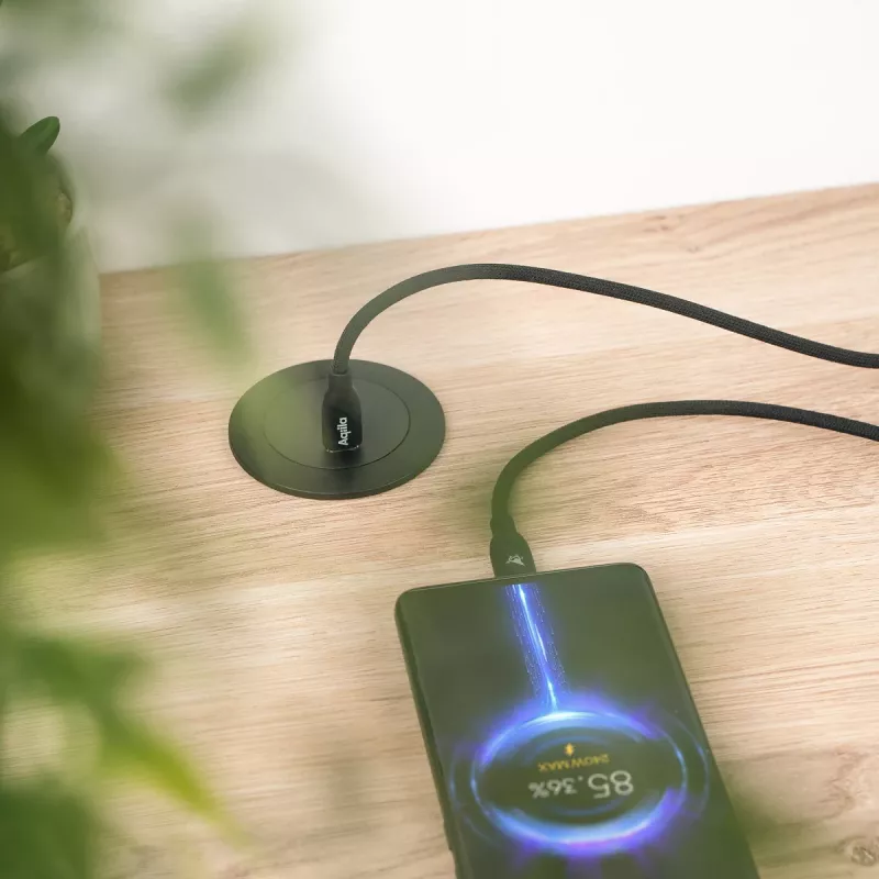 AQIILA cable de carga y sincronización USB-C a USB-C 3 m negro AQCBPBICB4BD881