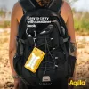 Aqiila Powerbird BS10 batería solar portátil 10000 mAh negra y naranja
