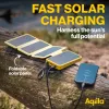 Aqiila Powerbird BS10 batería solar portátil 10000 mAh negra y naranja