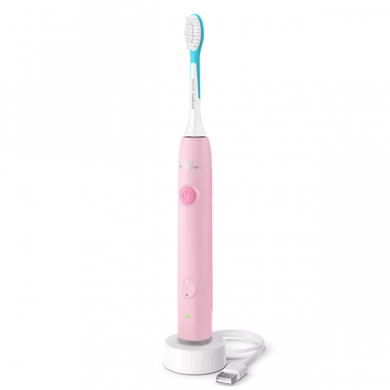 Philips Sonicare For Kids cepillo de dientes eléctrico sónico con Bluetooth, rosa