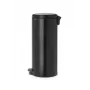 Brabantia NewIcon cubo de basura con pedal 30L negro mate