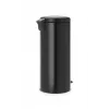 Brabantia NewIcon cubo de basura con pedal 30L negro mate