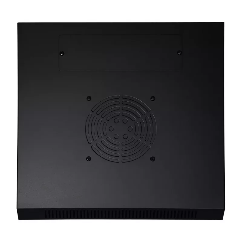 DSIT DS10-3412 rack de servidor de pared 12U 10 pulgadas con puerta de cristal, 370x450x618 mm, negro