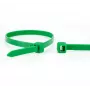 WKK bridas de nailon verdes 300 x 3,6 mm, pack de 100 110194571