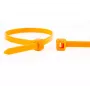 WKK bridas naranjas 300 x 3,6 mm, pack de 100 110194371