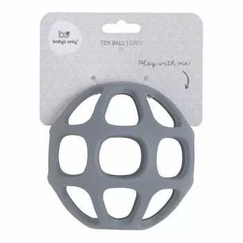 Baby's Only Pelota de dentición de silicona, 0+, gris