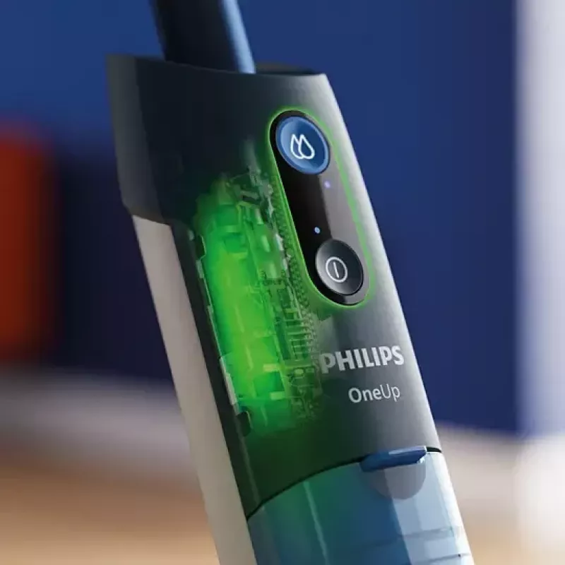 Philips OneUp Serie 3000 Limpiador eléctrico inalámbrico para suelos duros, Deep Blue