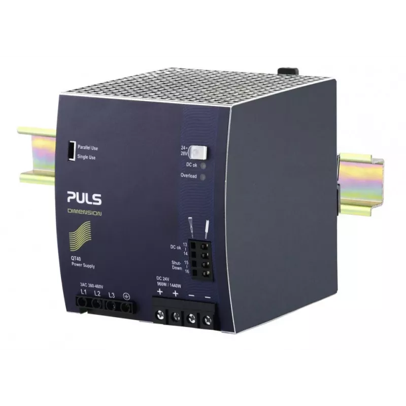 PULS DIMENSION QT40.241 fuente de alimentación para carril DIN 24V DC 40A 960W 3 fases