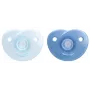 Philips Avent Soothie Chupete de silicona con escudo de silicona, 0-6 meses, pack de 2
