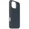 Decoded Funda trasera de cuero para iPhone 16 Pro Max, compatible con MagSafe, navy
