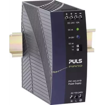 PULS Piano fuente de alimentación para carril DIN 24V 10A 240W PIC240.241D