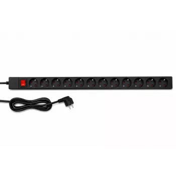 DSIT PDU vertical de 15 tomas con contacto de tierra (DS-15PDU-PE)