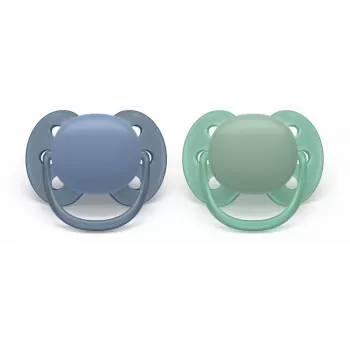 Philips Avent Ultra Soft chupete 6-18 meses, pack de 2, niño
