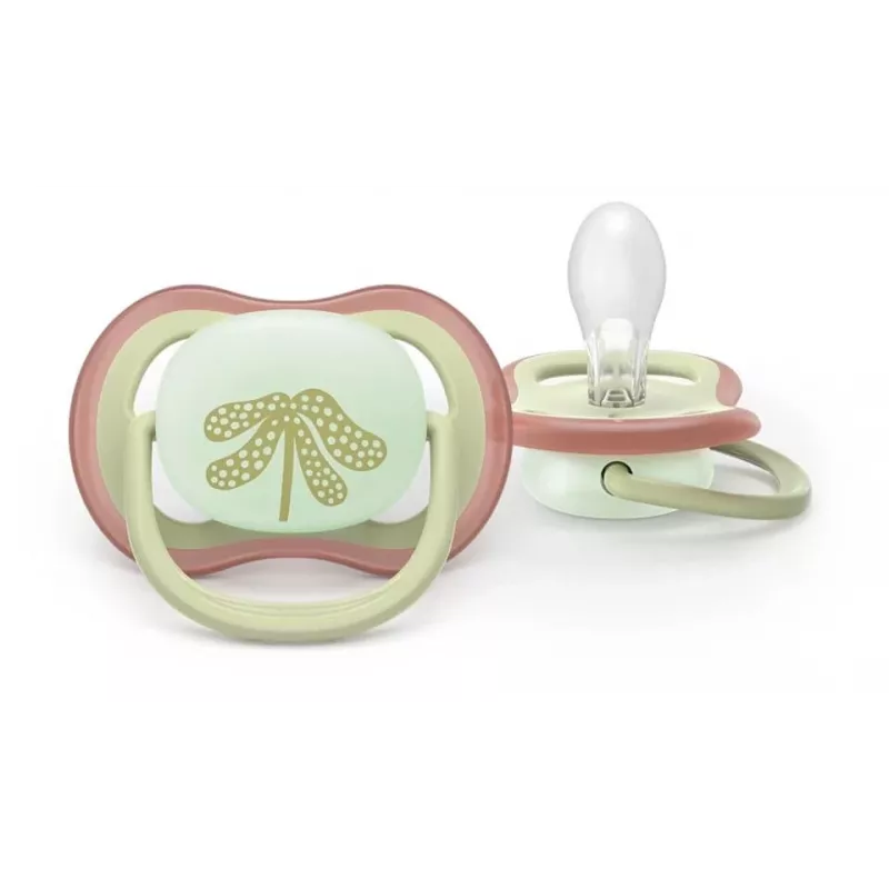 Philips Avent Ultra Air chupete día y noche, 6–18 meses, pack de 2