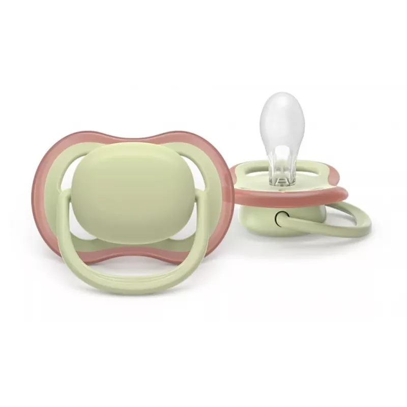 Philips Avent Ultra Air chupete día y noche, 6–18 meses, pack de 2
