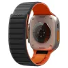 Spigen Athlex Air M correa para Apple Watch 8/9/10/11/SE/Ultra (44/45/46/49 mm) – negro/naranja