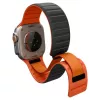 Spigen Athlex Air M correa para Apple Watch 8/9/10/11/SE/Ultra (44/45/46/49 mm) – negro/naranja