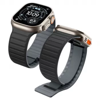 Spigen Athlex Air M correa para Apple Watch 44/45/46/49mm – negro/gris