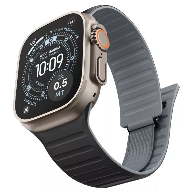 Spigen Athlex Air M correa para Apple Watch 44/45/46/49mm – negro/gris