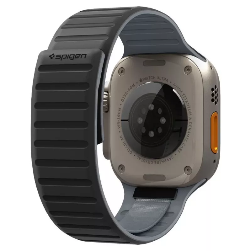 Spigen Athlex Air M correa para Apple Watch 44/45/46/49mm – negro/gris