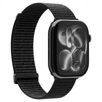 Spigen WBF01 correa para Apple Watch 8/9/10/11/SE/Ultra (44/45/46/49 mm), negra