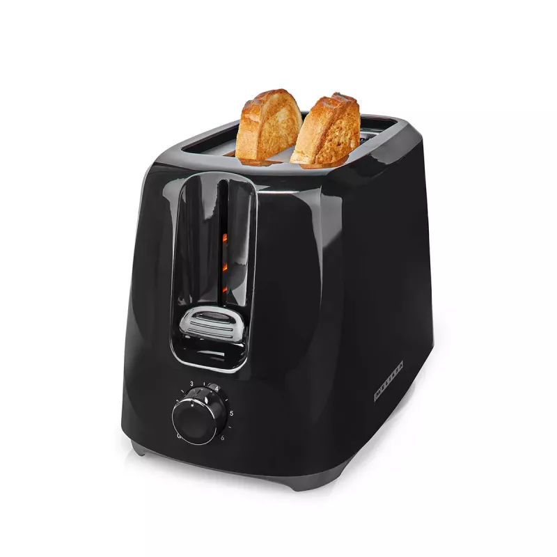 Melissa tostadora, 700W, negra, 2 ranuras