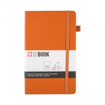 SAKURA 94146603 cuaderno A5 rayado ámbar tapa dura 160 páginas