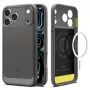 Spigen Rugged Armor Mag funda MagSafe para iPhone 18 Pro Max / 17 Pro Max gris