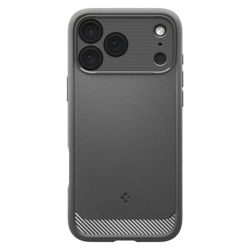Spigen Rugged Armor Mag funda MagSafe para iPhone 18 Pro Max / 17 Pro Max gris