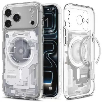 Spigen Ultra Hybrid MagSafe iPhone 17 Pro Max / 18 Pro Max Zero One blanco