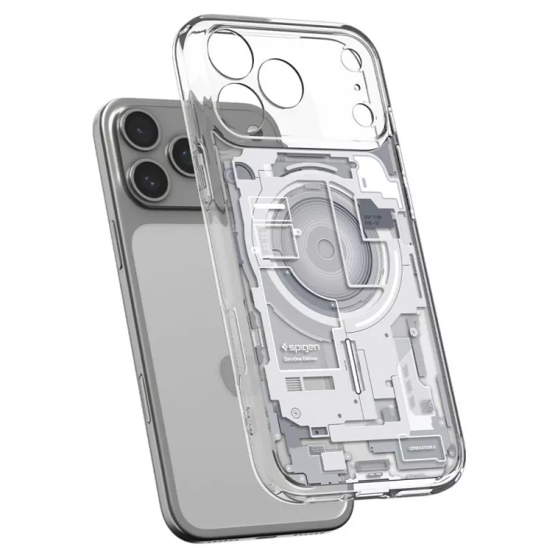 Spigen Ultra Hybrid MagSafe iPhone 17 Pro Max / 18 Pro Max Zero One blanco
