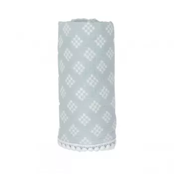 Lodger Swaddle Tribe arrullo de muselina de algodón 120x120 cm Ice Flow